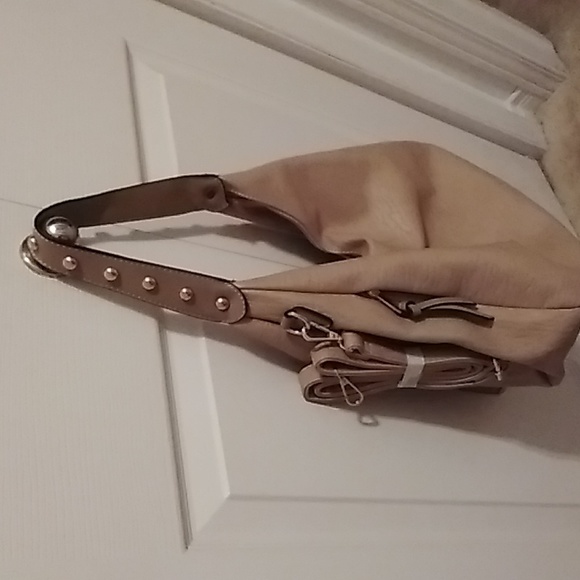 Womens bone colored Boho bag - Picture 2 of 3